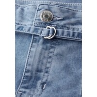 Street One Emee Wide Leg Mid Waist Mid Blue Random Wash