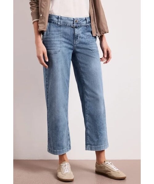 StreetOne Street One Emee Wide Leg Mid Waist