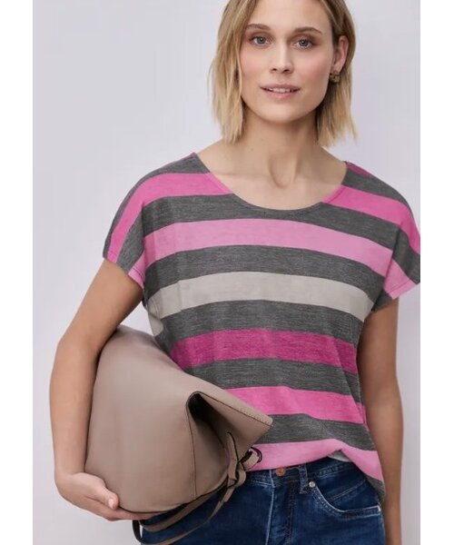 StreetOne Street One Big Multicolor Stripe Shirt