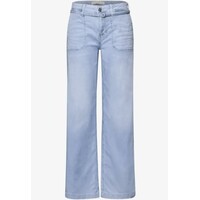 Street One Emee Wide Leg Mid Waist Ultra Bleached Wash