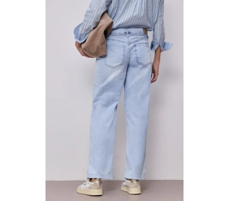 Street One Emee Wide Leg Mid Waist Ultra Bleached Wash