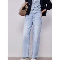 Street One Emee Wide Leg Mid Waist Ultra Bleached Wash