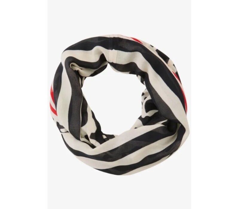 Street One Printed Modal Loop Shadowed Navy