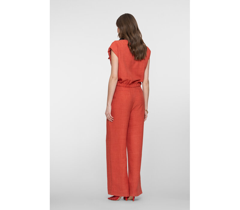 Geisha Pants with Strap Burned Orange