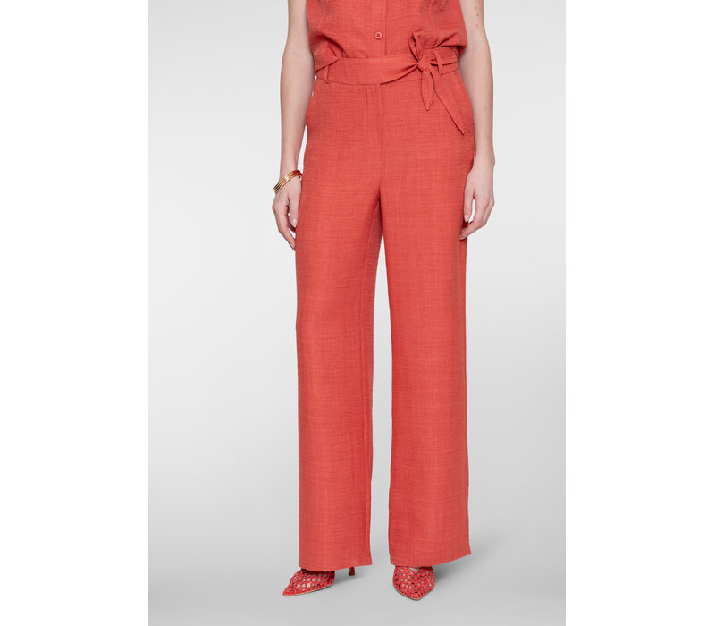 Geisha Pants with Strap Burned Orange