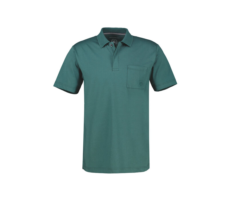 Lerros Polo Cool + Dry Soft Teal