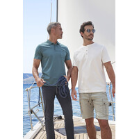 Lerros Polo Cool + Dry Soft Teal