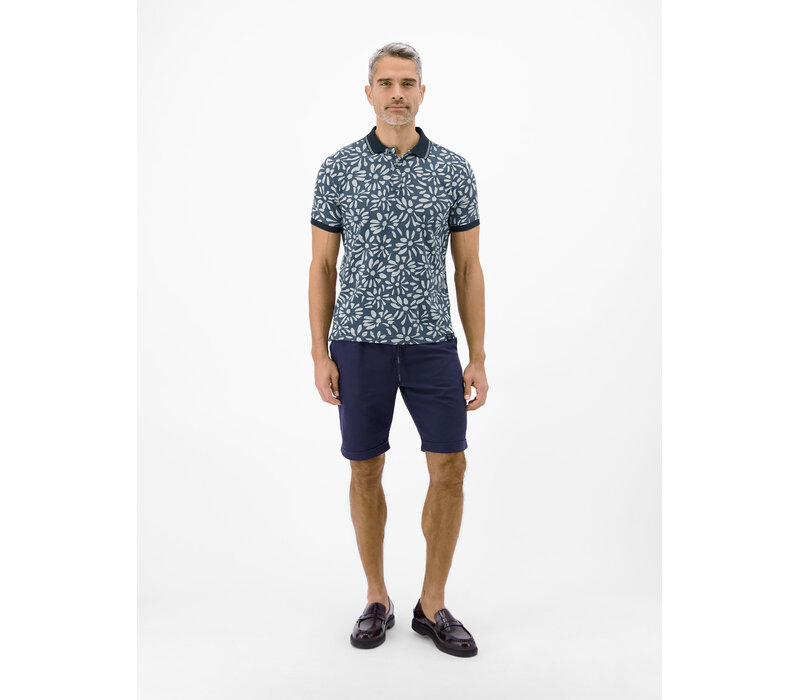 Lerros Polo 2Tone Pique Classic Navy