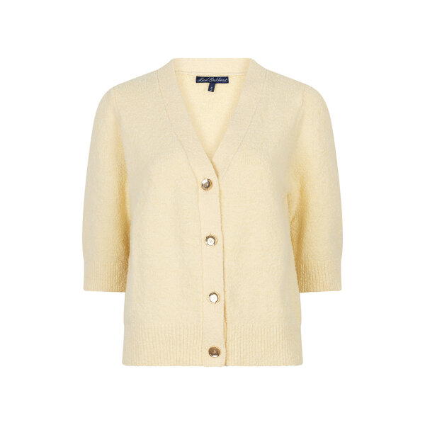 Red Button Cardigan Popcorn 