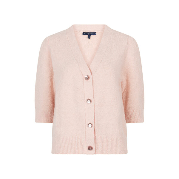 Red Button Cardigan Popcorn 