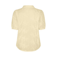 Red Button Victoria 3D Flower Butter Yellow