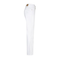 Red Button Babette White