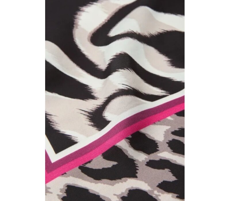 Street One Nicki Satin Leo Square Espresso Brown