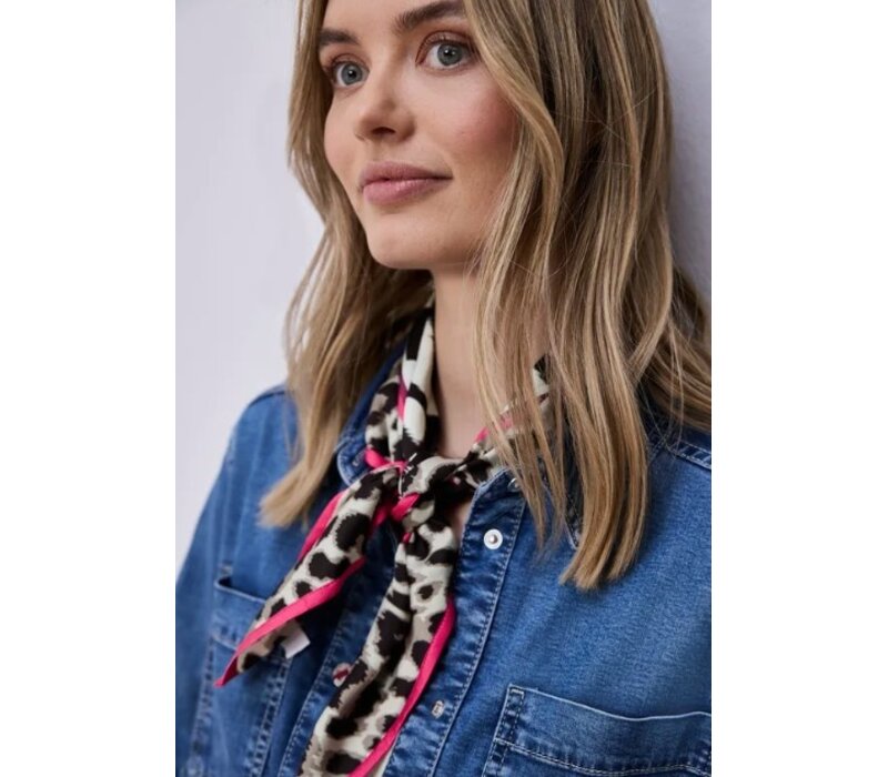 Street One Nicki Satin Leo Square Espresso Brown