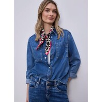 Street One Nicki Satin Leo Square Espresso Brown