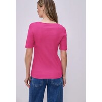 Street One Ada Heart Neck 1/2 Sleeves Magenta Dream