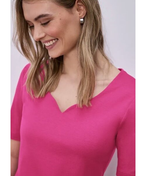 StreetOne Street One Ada Heart Neck 1/2 Sleeves