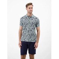 Lerros Polo 2Tone Pique Storm Grey