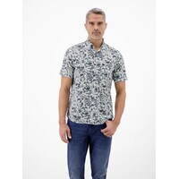 Lerros Overhemd Slubyarn Broken White