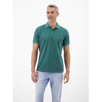 Lerros Polo Pique Stripe Soft Teal