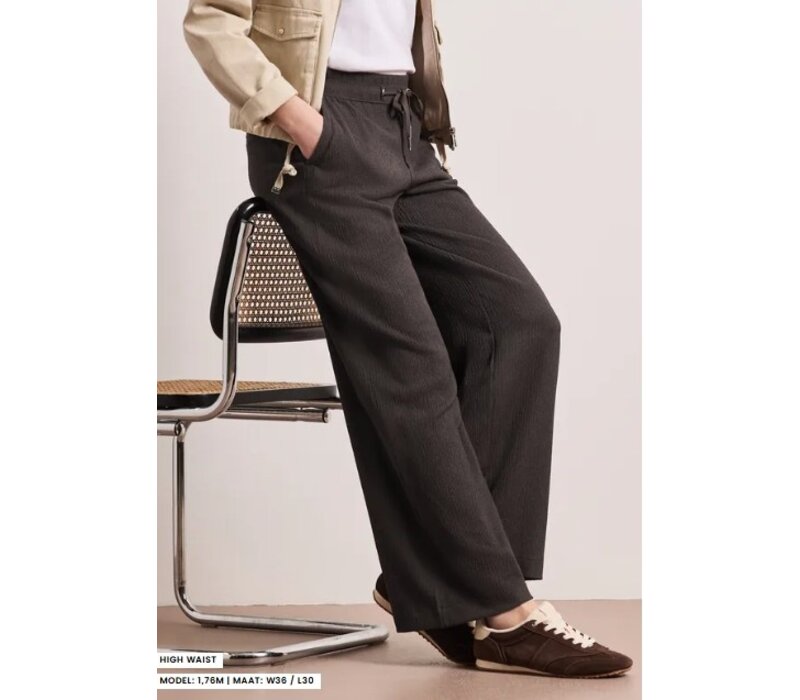 Street One Wide Leg Crinkle Crash Deep Earth