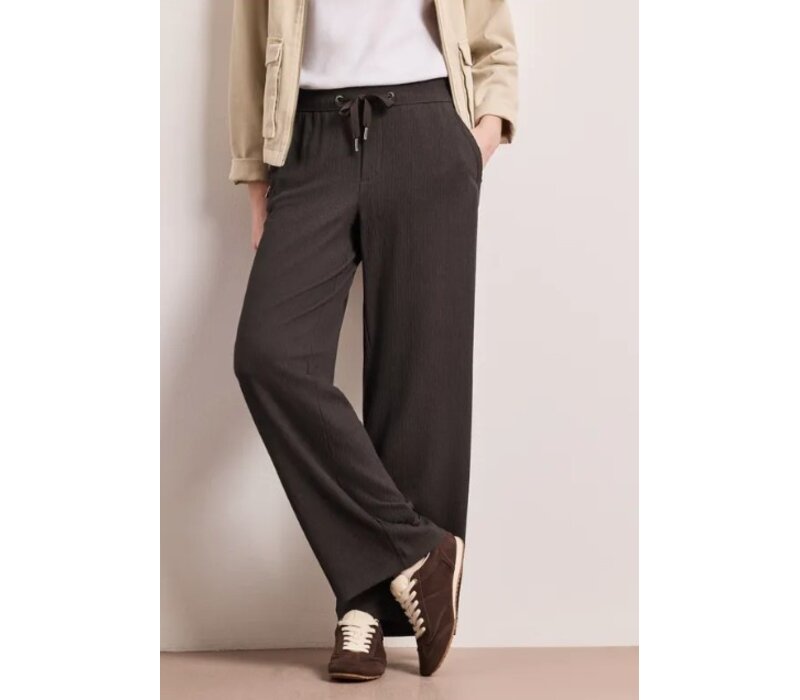 Street One Wide Leg Crinkle Crash Deep Earth