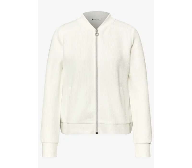 Street One Short Structure Jacket Off White