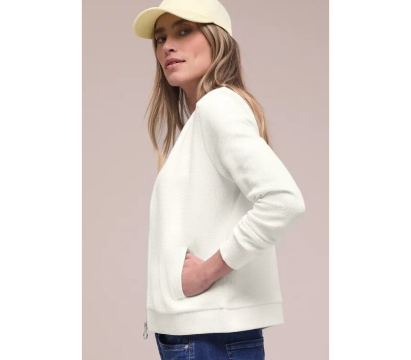 Street One Short Structure Jacket Off White