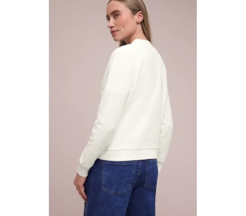 Street One Short Structure Jacket Off White