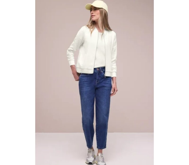 Street One Short Structure Jacket Off White