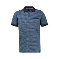 Lerros Polo 2Tone Pique Classic Navy