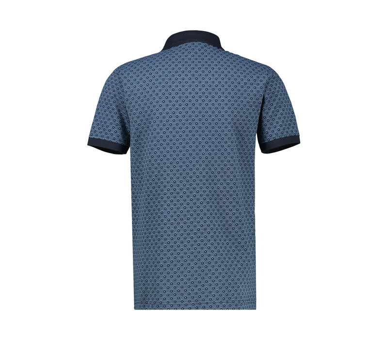 Lerros Polo 2Tone Pique Classic Navy