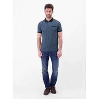 Lerros Polo 2Tone Pique Classic Navy