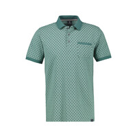 Lerros Polo 2Tone Pique Soft Teal