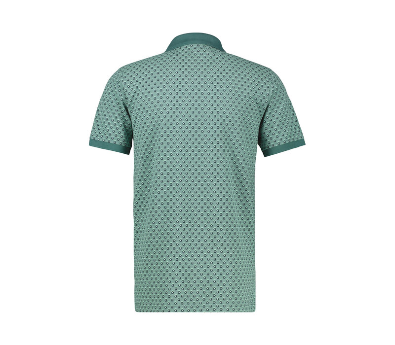 Lerros Polo 2Tone Pique Soft Teal