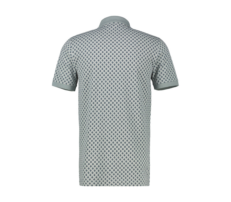 Lerros Polo 2Tone Pique Storm Grey