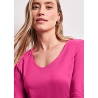Street One Palmira Basic Shirt Magenta Dream