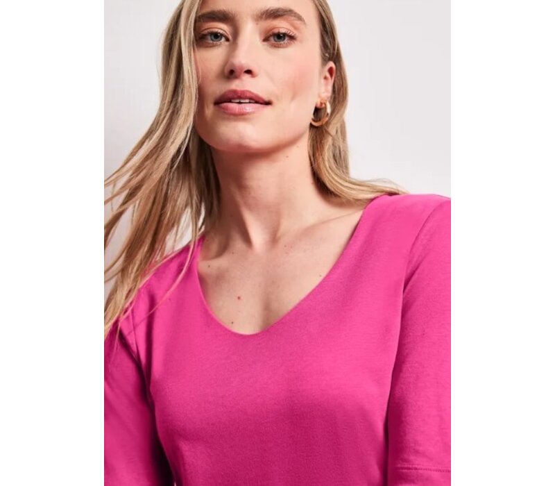 Street One Palmira Basic Shirt Magenta Dream