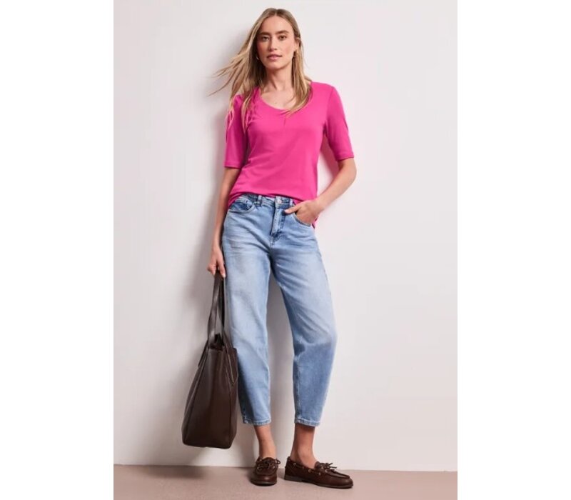 Street One Palmira Basic Shirt Magenta Dream