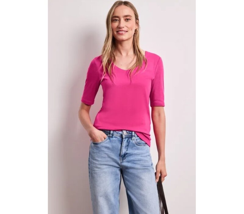 Street One Palmira Basic Shirt Magenta Dream