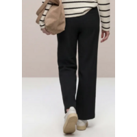 Street One Wide Leg Crinkle Crash Black