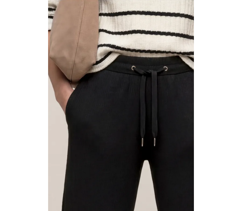 Street One Wide Leg Crinkle Crash Black