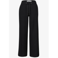 Street One Wide Leg Crinkle Crash Black