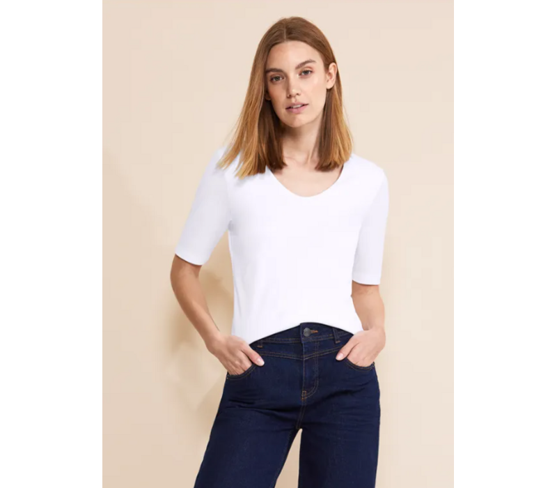 Street One Palmira Basic Shirt White
