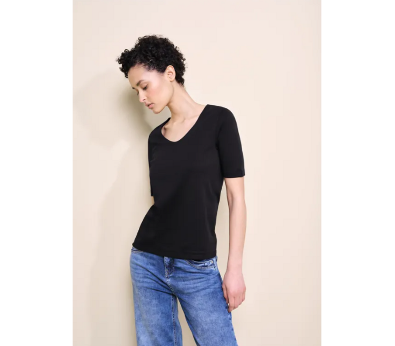 Street One Palmira Basic Shirt Black