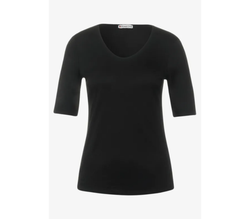 Street One Palmira Basic Shirt Black