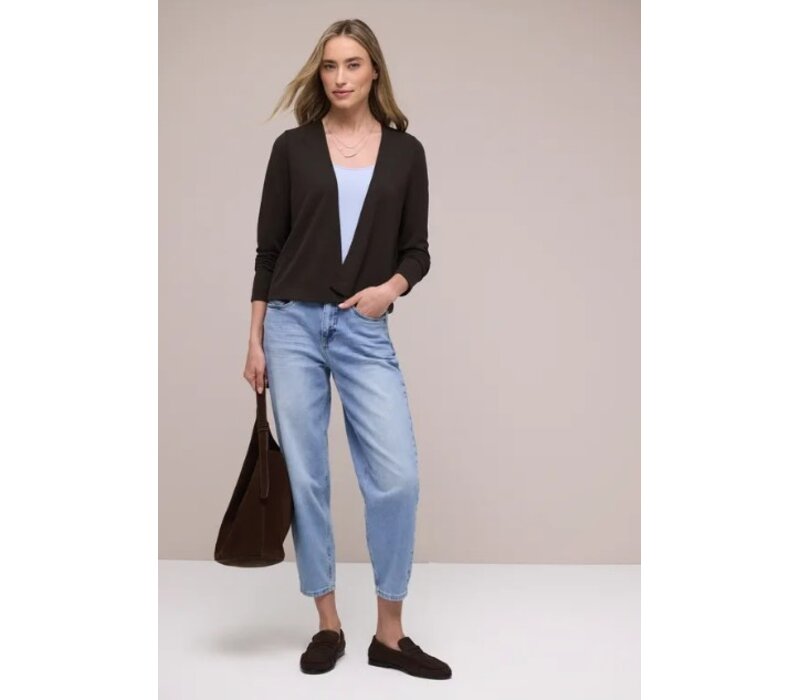 Street One Nette Summer Knit Vest Espresso Brown