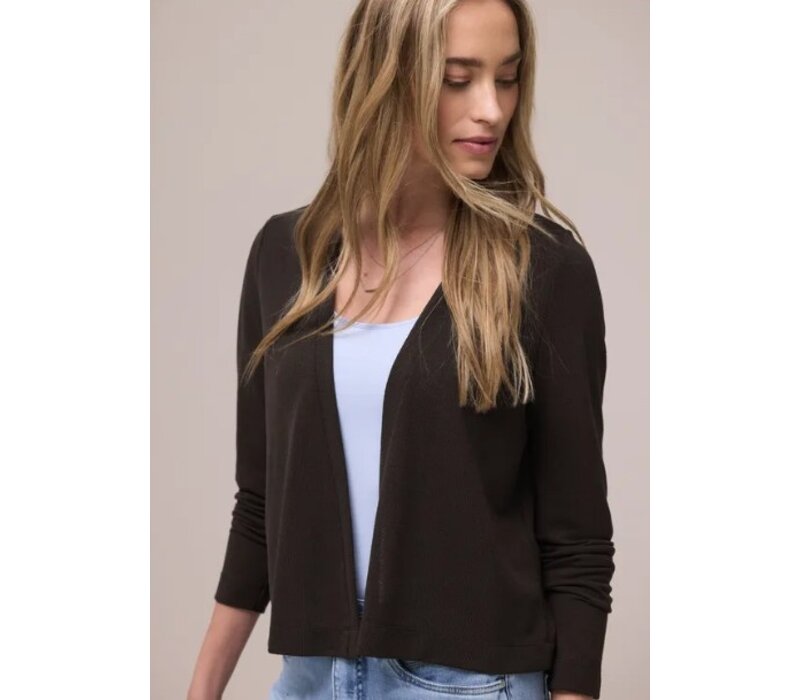 Street One Nette Summer Knit Vest Espresso Brown