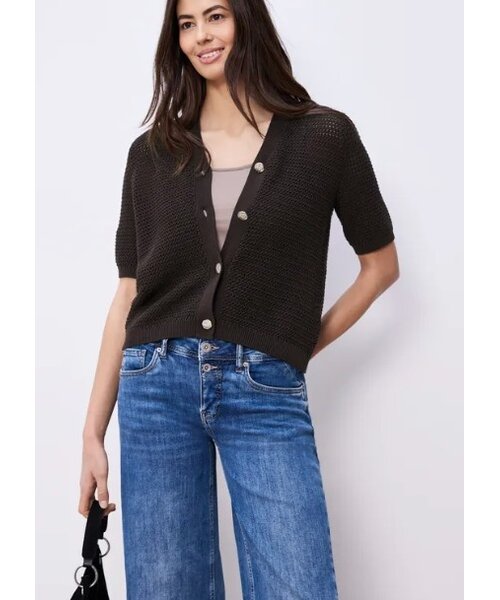 Street One Street One V-Neck Cardigan Structure