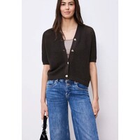 Street One V-Neck Cardigan Structure Espresso Brown